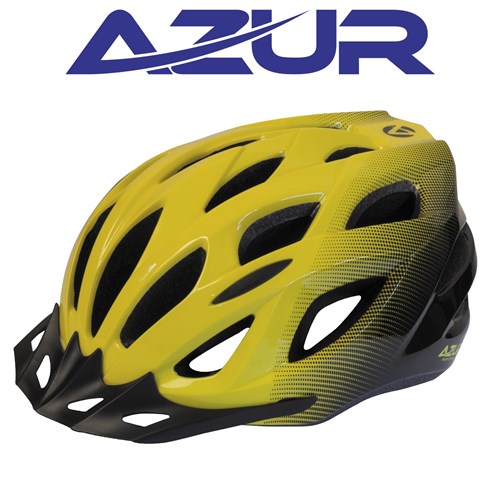 Azur Helmet L61 – Gloss Neon/Black Fade – 55-59cm M/L