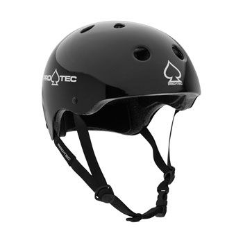 Protec Helmet Classic Cert Gloss BLACK