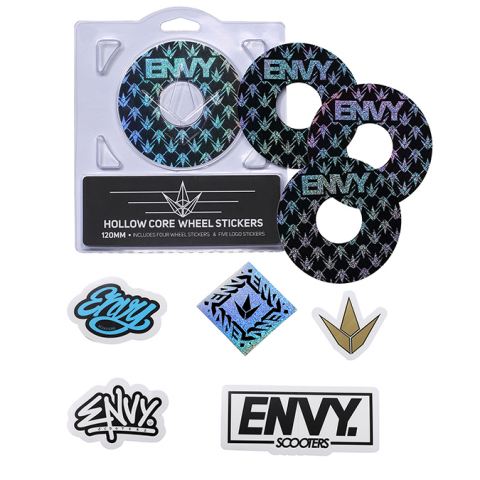 Envy Stickers 4 PK WH STK 110MM REPEAT