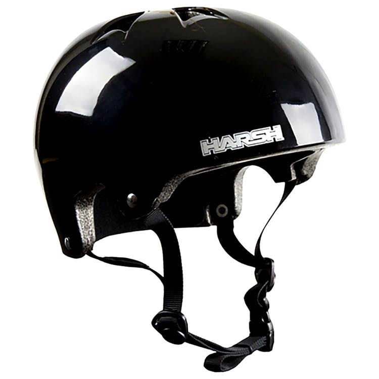 HARSH Helmet Black Gloss XS