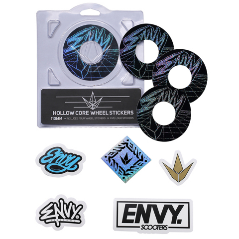Envy Stickers 4 PK WH STK 110MM CLASSIC
