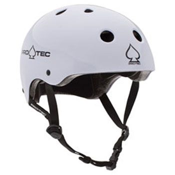 Protec Helmet Classic Cert Gloss WHITE