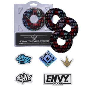 Envy Stickers 4 PK WH STK 120MM FONT