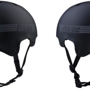 Protec Helmet PRO - OLD SCHOOL SKATE Black Reflective