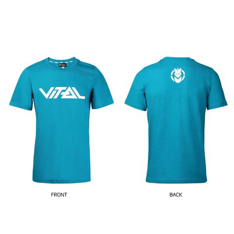 Vital T Shirt Logo Teal