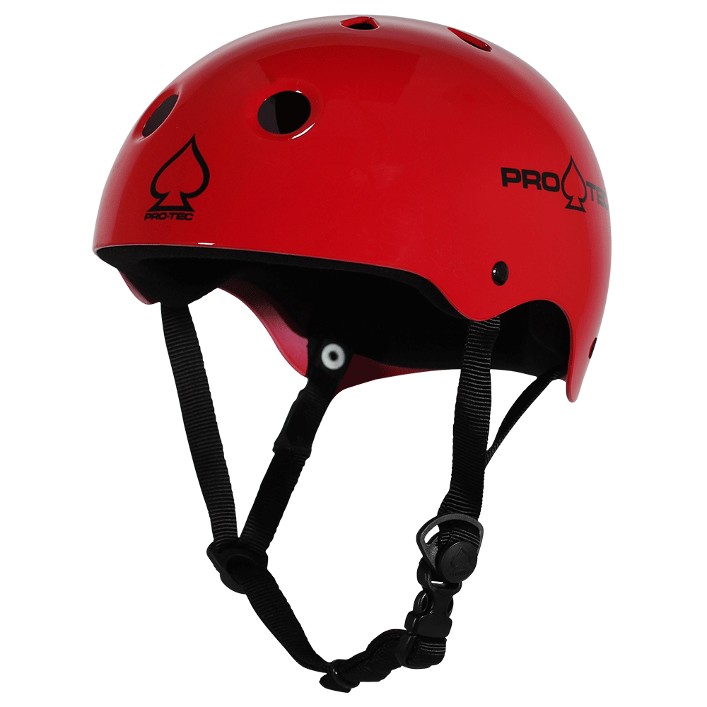 Protec Helmet Classic Skt Red Metal S