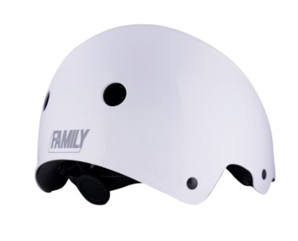 Family Helmets Gloss White