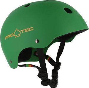 Protec Helmet Classic Skt Matte Rasta Green
