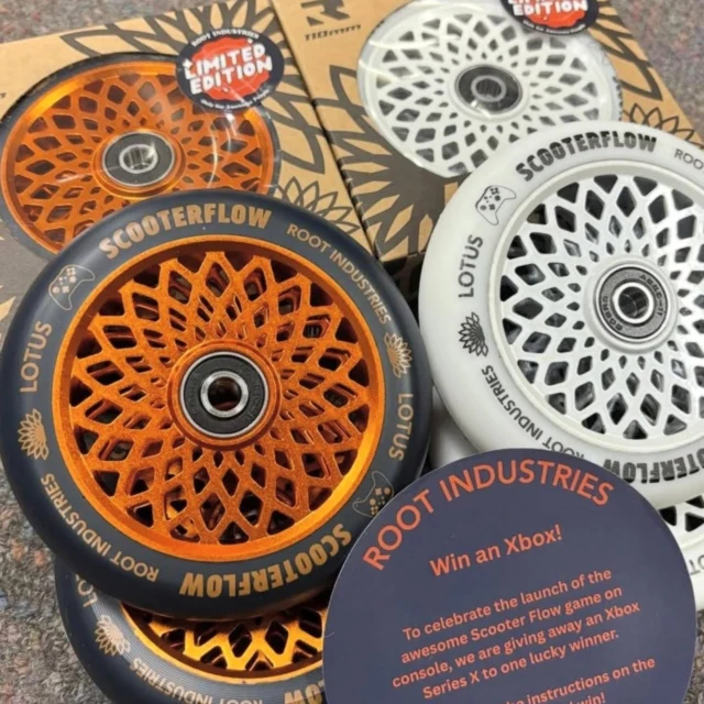 Just arrived in store
#rootindustries
#rootindustrieswheels 
#scooterflow 
#bikeandscooterstop
