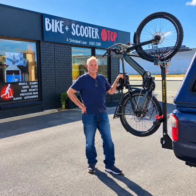 New ride for Murray
ENJOY
🚲Defender Tuff E-Bike & Atlantic vertical Rack 🚲