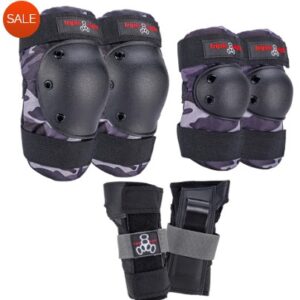 Triple 8 Tri Pack Saver Series Charcoal Camo
